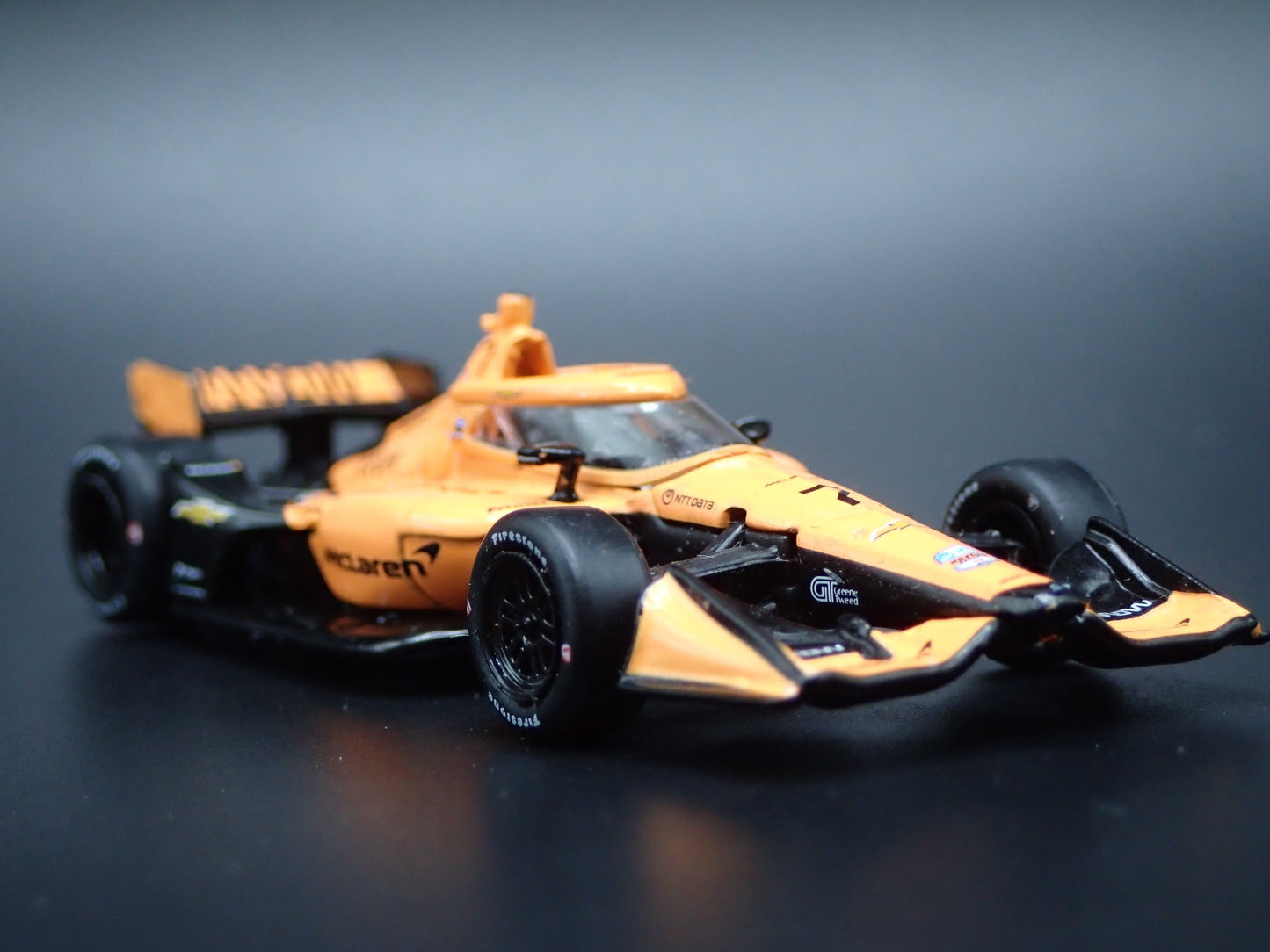 2026 26 INDY RACING CHEVY 7 CHRISTIAN LUNDGAARD MCLAREN 1:64 SCALE DIECAST CAR