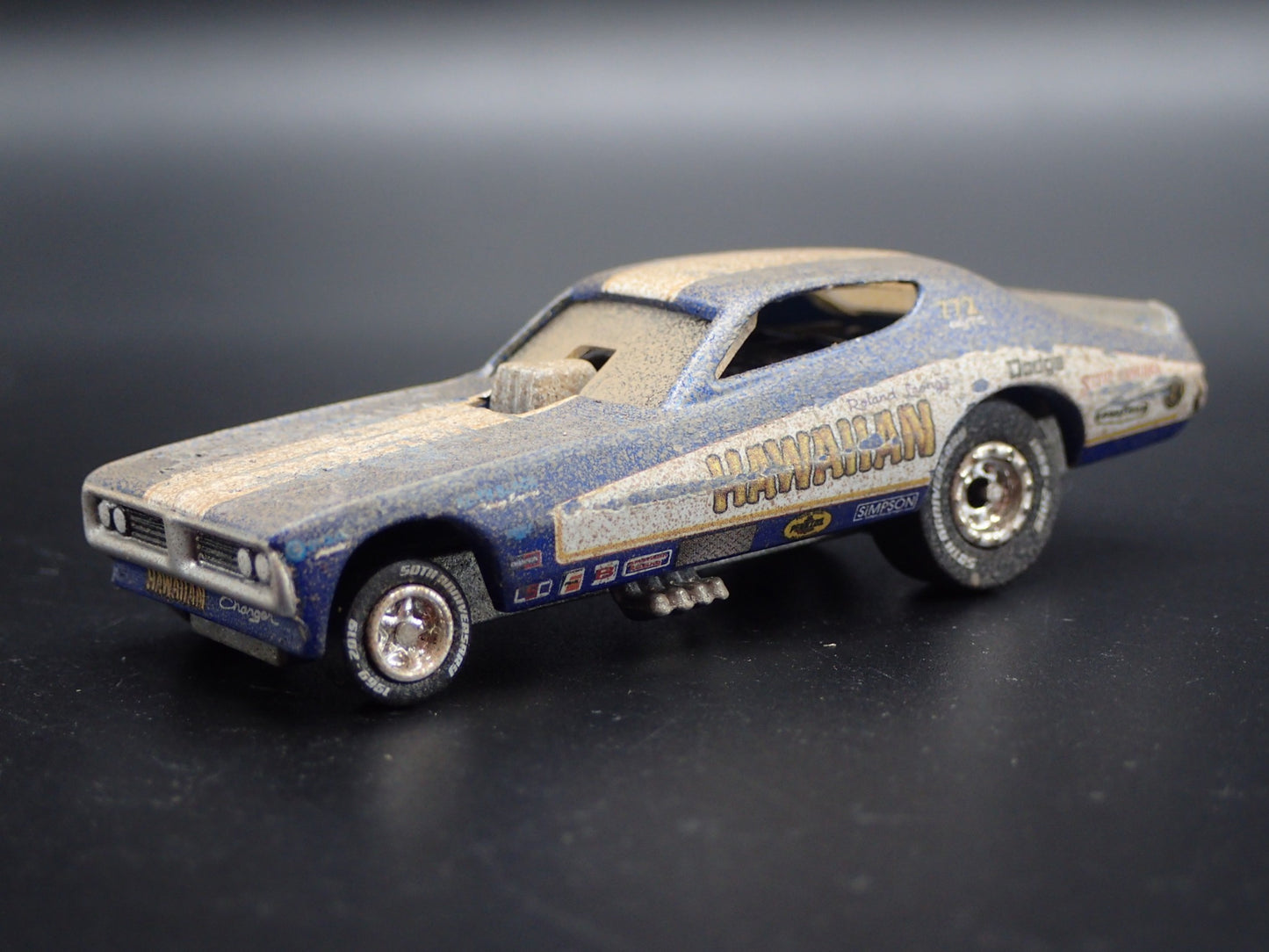 1971 DODGE CHARGER NHRA FUNNY CAR HAWAIIAN BARNFIND 1/64 SCALE DIECAST MODEL CAR