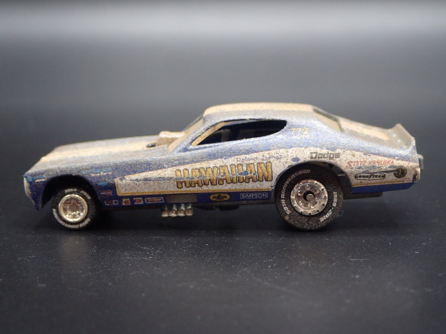 1971 DODGE CHARGER NHRA FUNNY CAR HAWAIIAN BARNFIND 1/64 SCALE DIECAST MODEL CAR