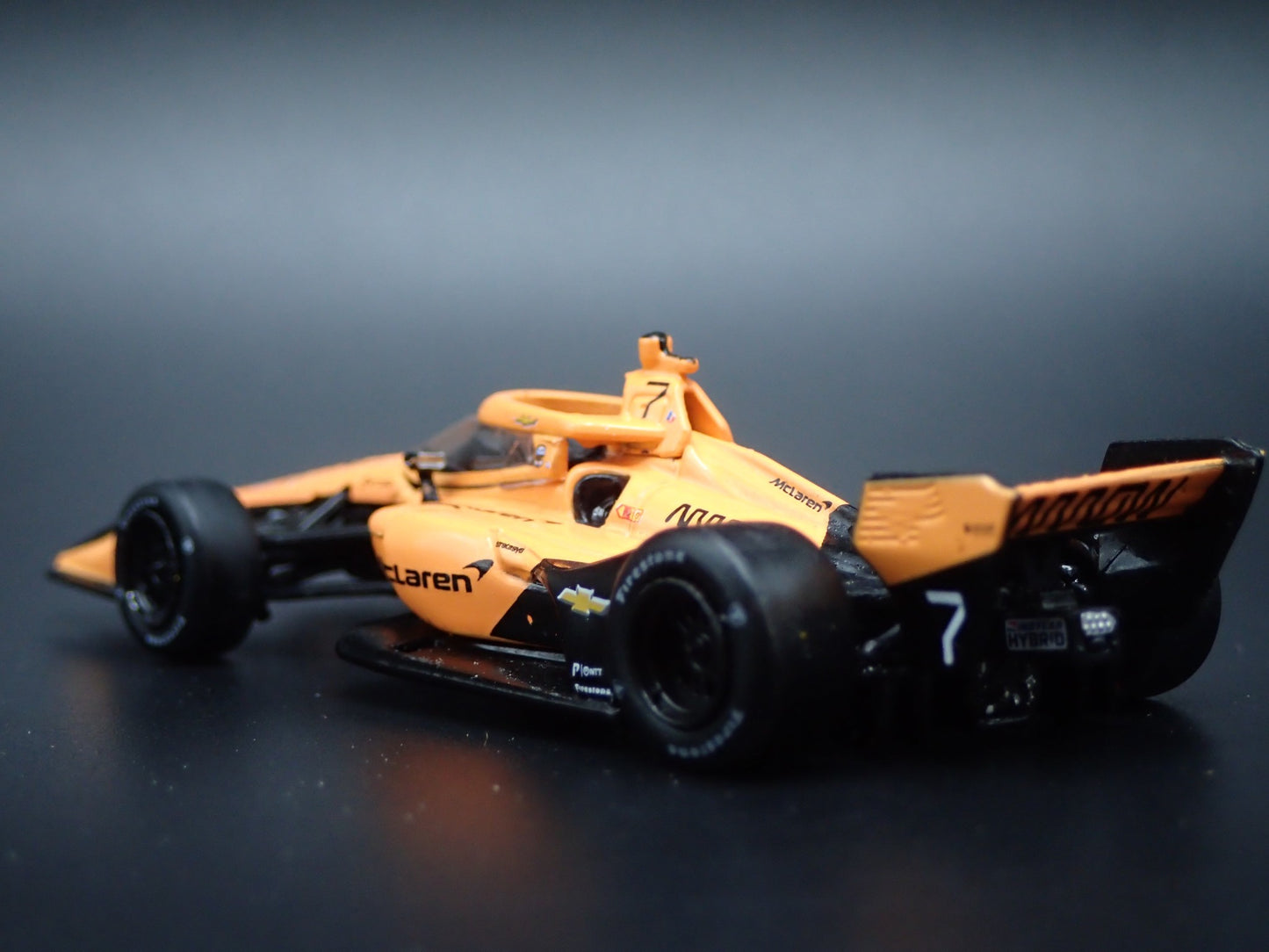 2026 26 INDY RACING CHEVY 7 CHRISTIAN LUNDGAARD MCLAREN 1:64 SCALE DIECAST CAR
