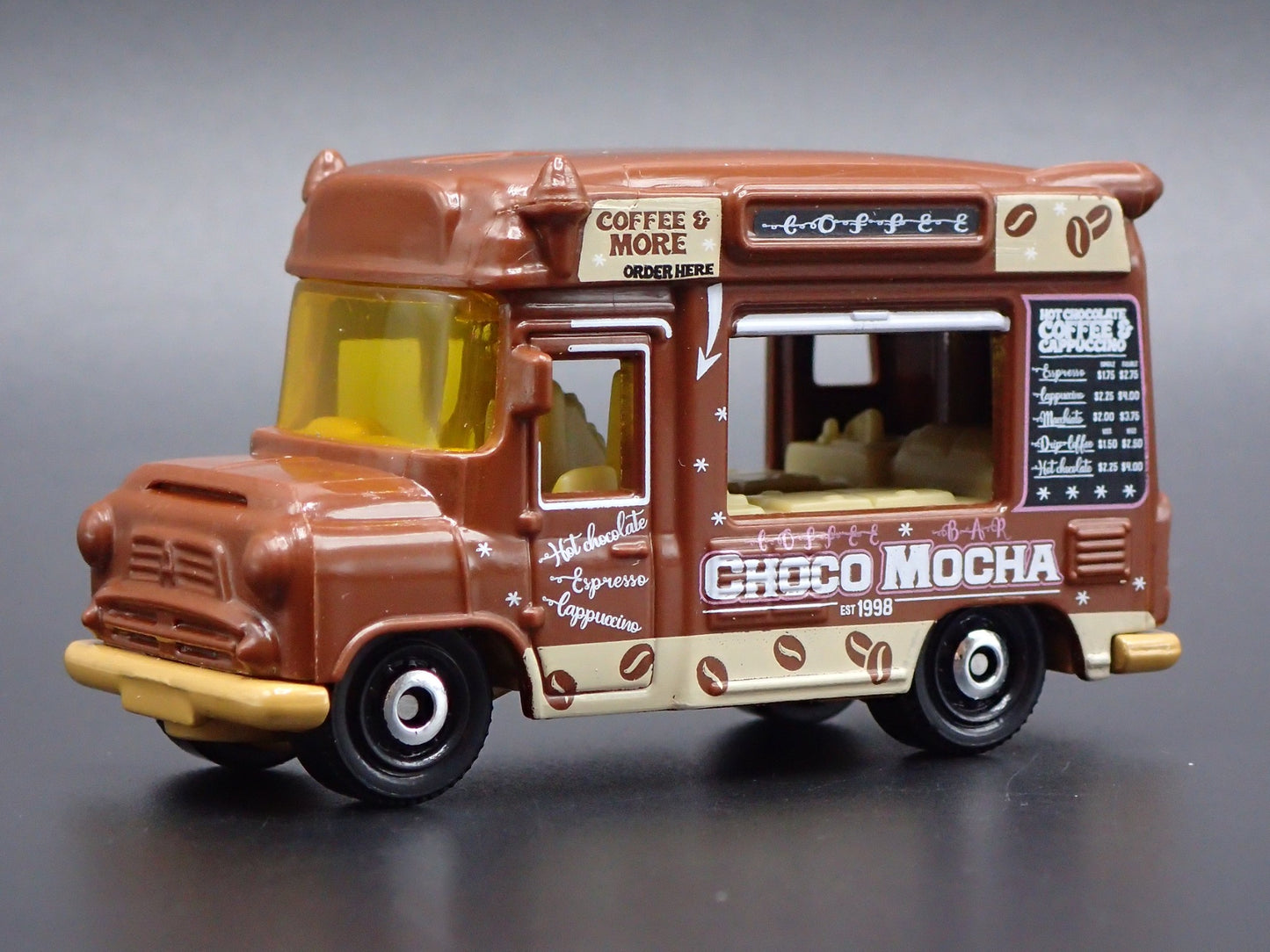 CHOCO MOCHA COFFEE & MORE FOOD TRUCK 1:64 MB SCALE DIORAMA DIECAST MODEL CAR