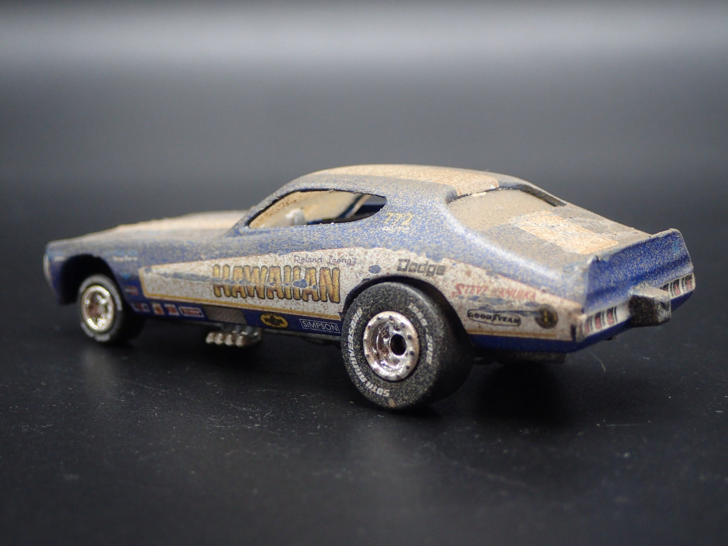 1971 DODGE CHARGER NHRA FUNNY CAR HAWAIIAN BARNFIND 1/64 SCALE DIECAST MODEL CAR