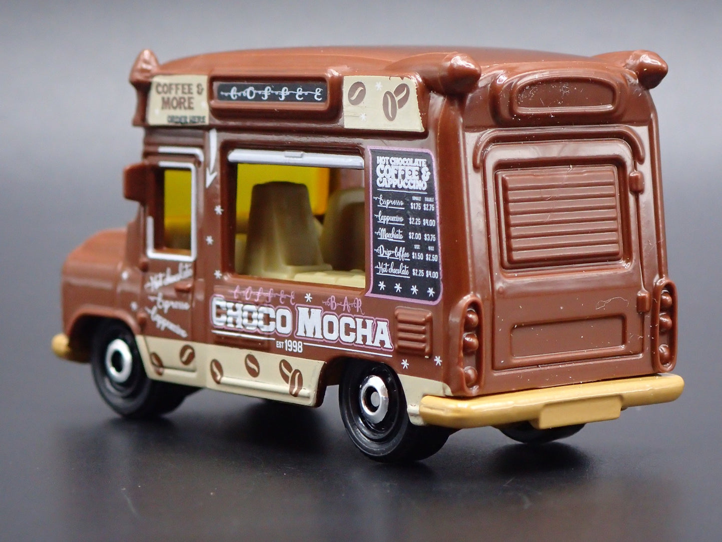 CHOCO MOCHA COFFEE & MORE FOOD TRUCK 1:64 MB SCALE DIORAMA DIECAST MODEL CAR