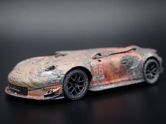 PORSCHE 911 RSR NO 56  24H LEMANS 2019 RACE WRECKED 1:64 SCALE DIECAST MODEL CAR