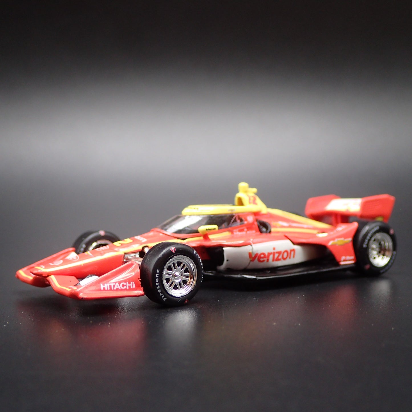 2026 INDY CAR RACING CHEVY 12 DAVID MALUKAS VERIZON 1:64 SCALE DIECAST MODEL CAR