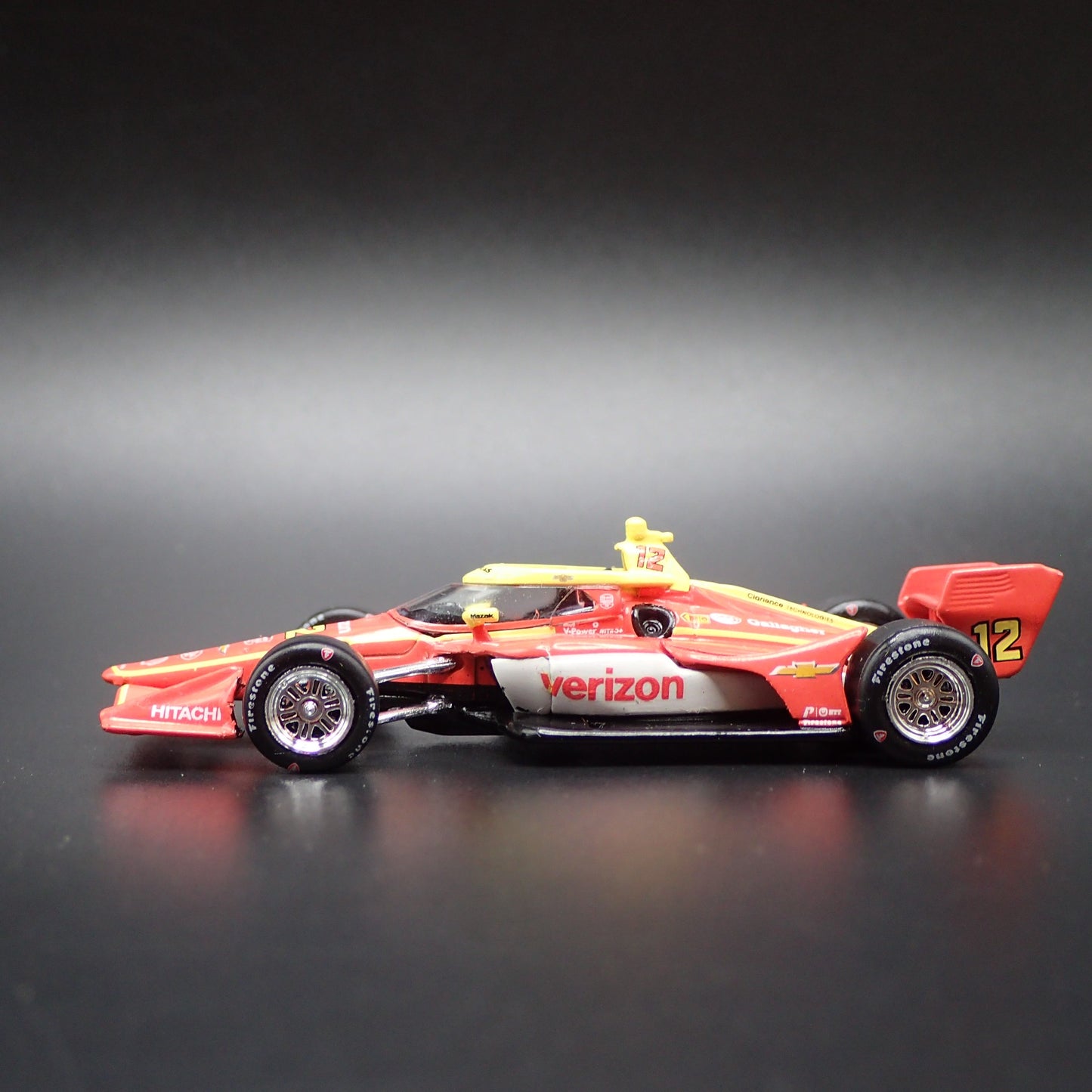 2026 INDY CAR RACING CHEVY 12 DAVID MALUKAS VERIZON 1:64 SCALE DIECAST MODEL CAR