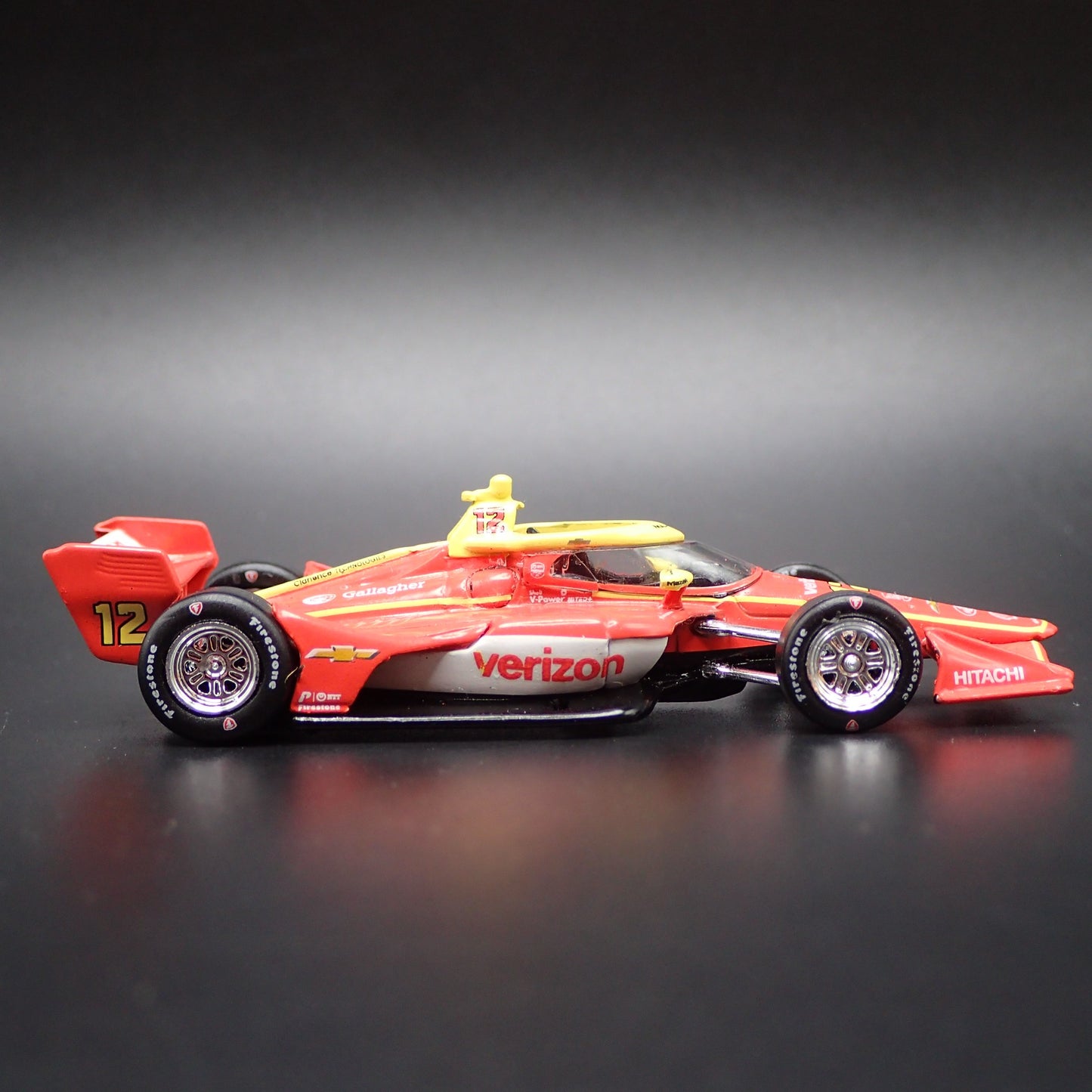 2026 INDY CAR RACING CHEVY 12 DAVID MALUKAS VERIZON 1:64 SCALE DIECAST MODEL CAR