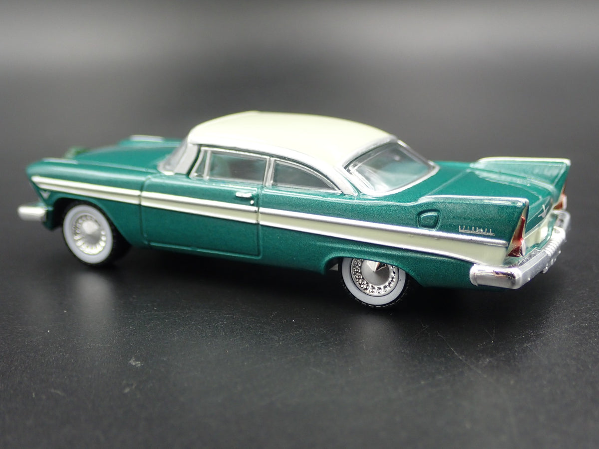 1957 57 PLYMOUTH BELVEDERE RARE 1/64 SCALE COLLECTIBLE DIORAMA DIECAST MODEL CAR