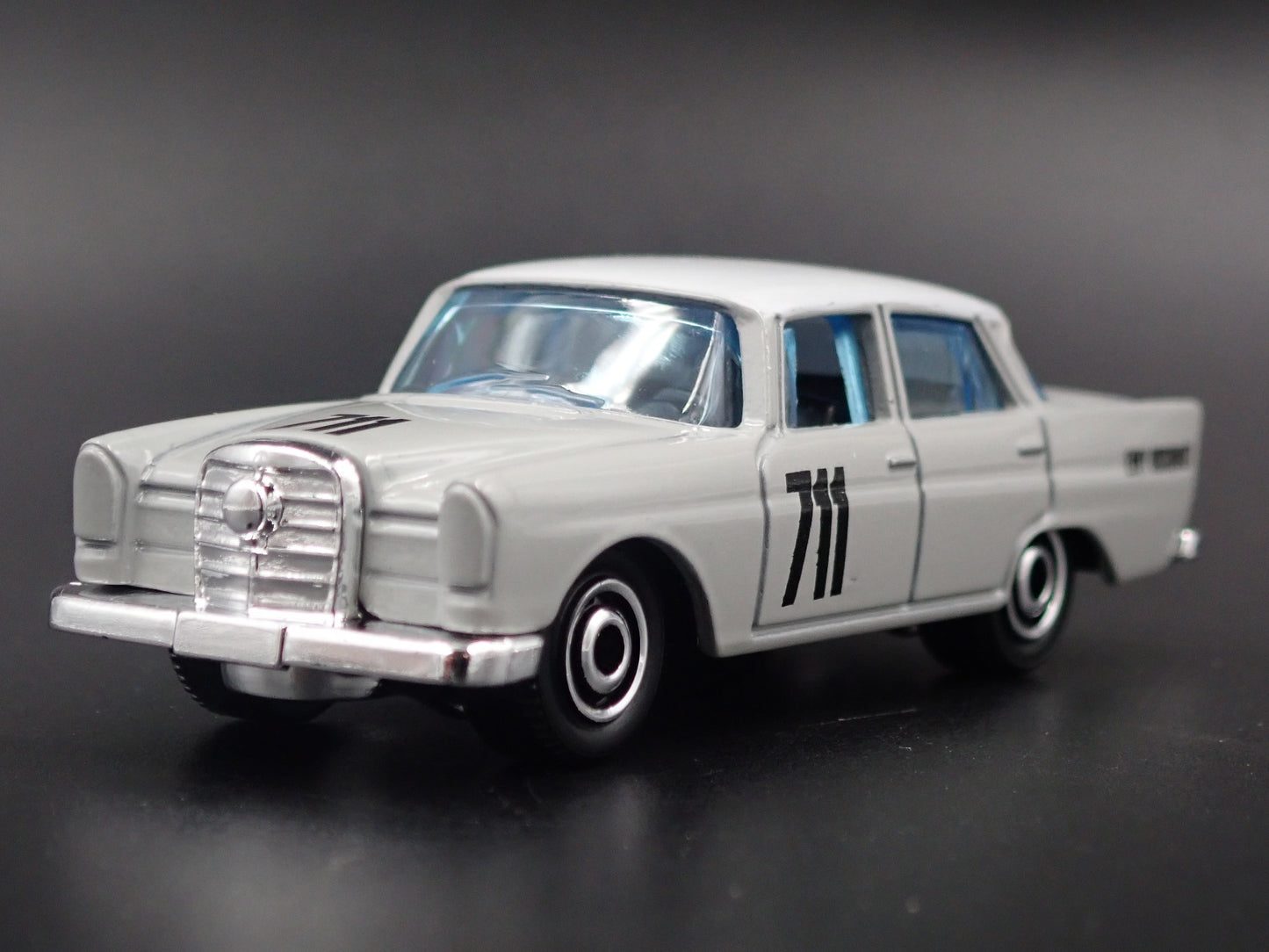 1959-1968 MERCEDES-BENZ 220 SE EWY ROSQVIST GRAY 1:64 SCALE DIECAST MODEL CAR