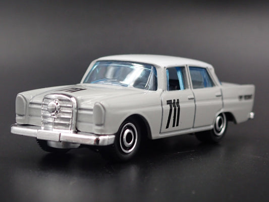 1959-1968 MERCEDES-BENZ 220 SE EWY ROSQVIST GRAY 1:64 SCALE DIECAST MODEL CAR