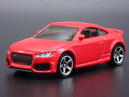 2014-2023 AUDI TT RS COUPE RED 1:64 SCALE COLLECTIBLE DIORAMA DIECAST MODEL CAR
