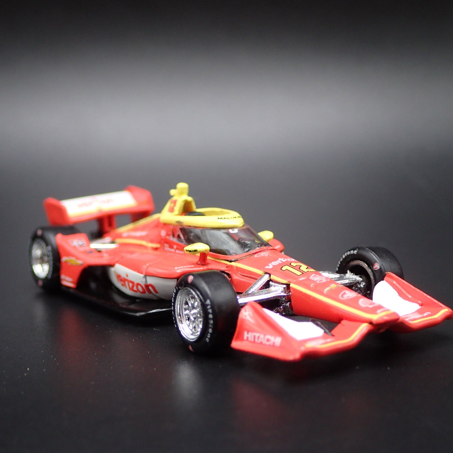 2026 INDY CAR RACING CHEVY 12 DAVID MALUKAS VERIZON 1:64 SCALE DIECAST MODEL CAR