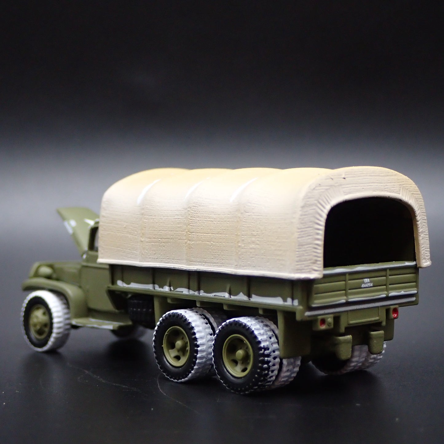 KOREAN WAR GMC CCKW 2.5 TON 6X6 TRUCK MILITARY SNOW 1:87 SCALE DIECAST MODEL CAR