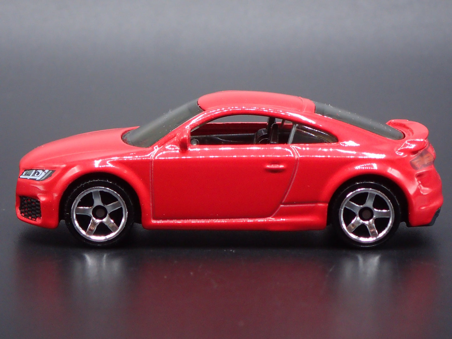 2014-2023 AUDI TT RS COUPE RED 1:64 SCALE COLLECTIBLE DIORAMA DIECAST MODEL CAR