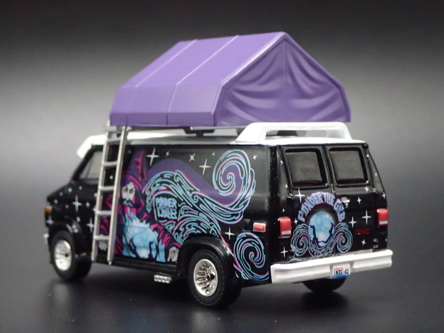 1978 78 GMC VANDURA CUSTOM WIZARD VAN w TENT 1/64 SCALE DIORAMA DIECAST CAR