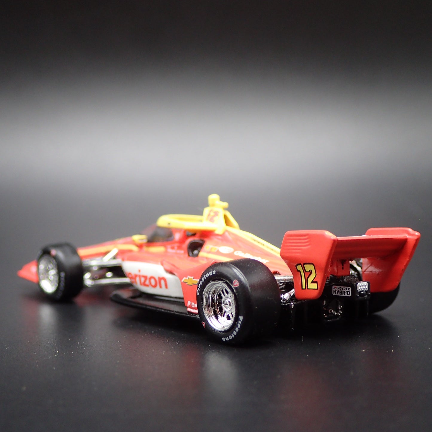 2026 INDY CAR RACING CHEVY 12 DAVID MALUKAS VERIZON 1:64 SCALE DIECAST MODEL CAR