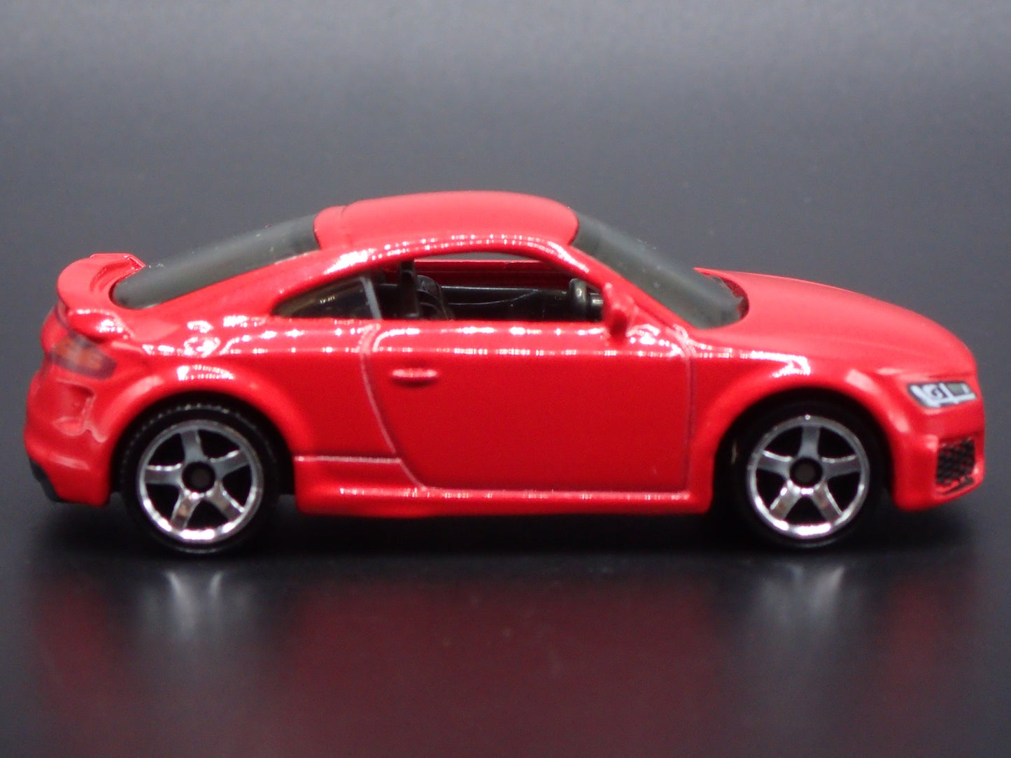 2014-2023 AUDI TT RS COUPE RED 1:64 SCALE COLLECTIBLE DIORAMA DIECAST MODEL CAR