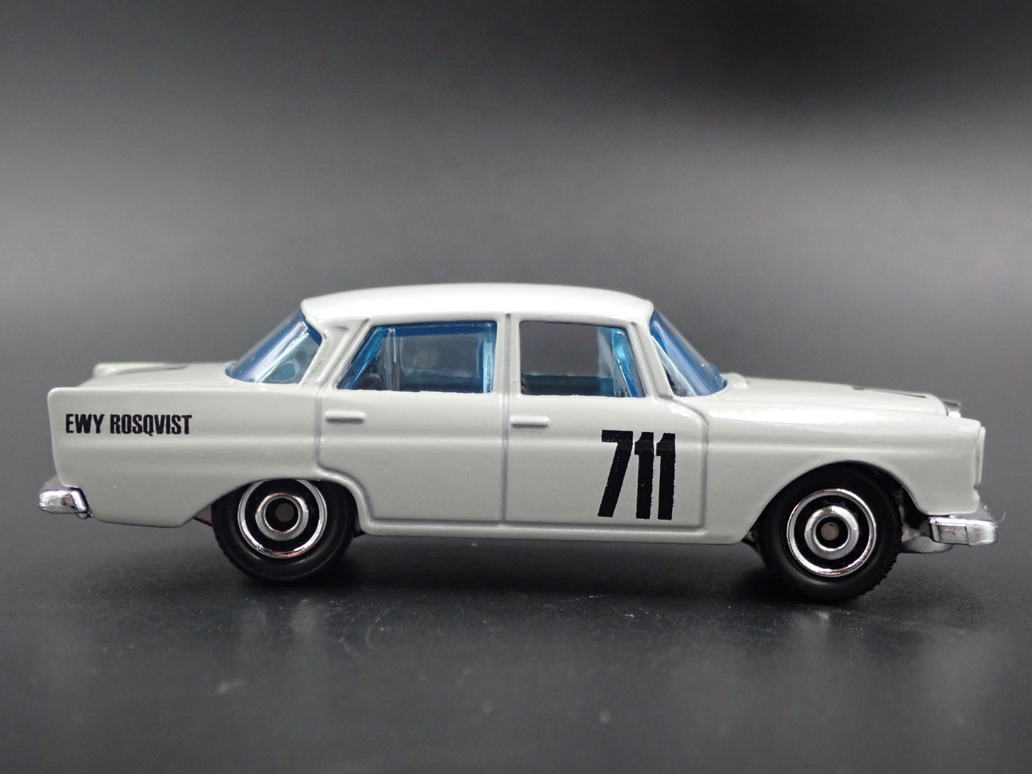 1959-1968 MERCEDES-BENZ 220 SE EWY ROSQVIST GRAY 1:64 SCALE DIECAST MODEL CAR