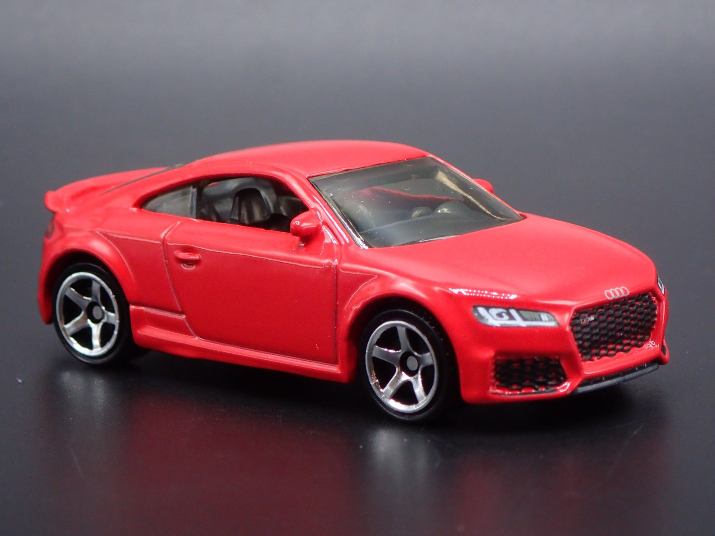 2014-2023 AUDI TT RS COUPE RED 1:64 SCALE COLLECTIBLE DIORAMA DIECAST MODEL CAR