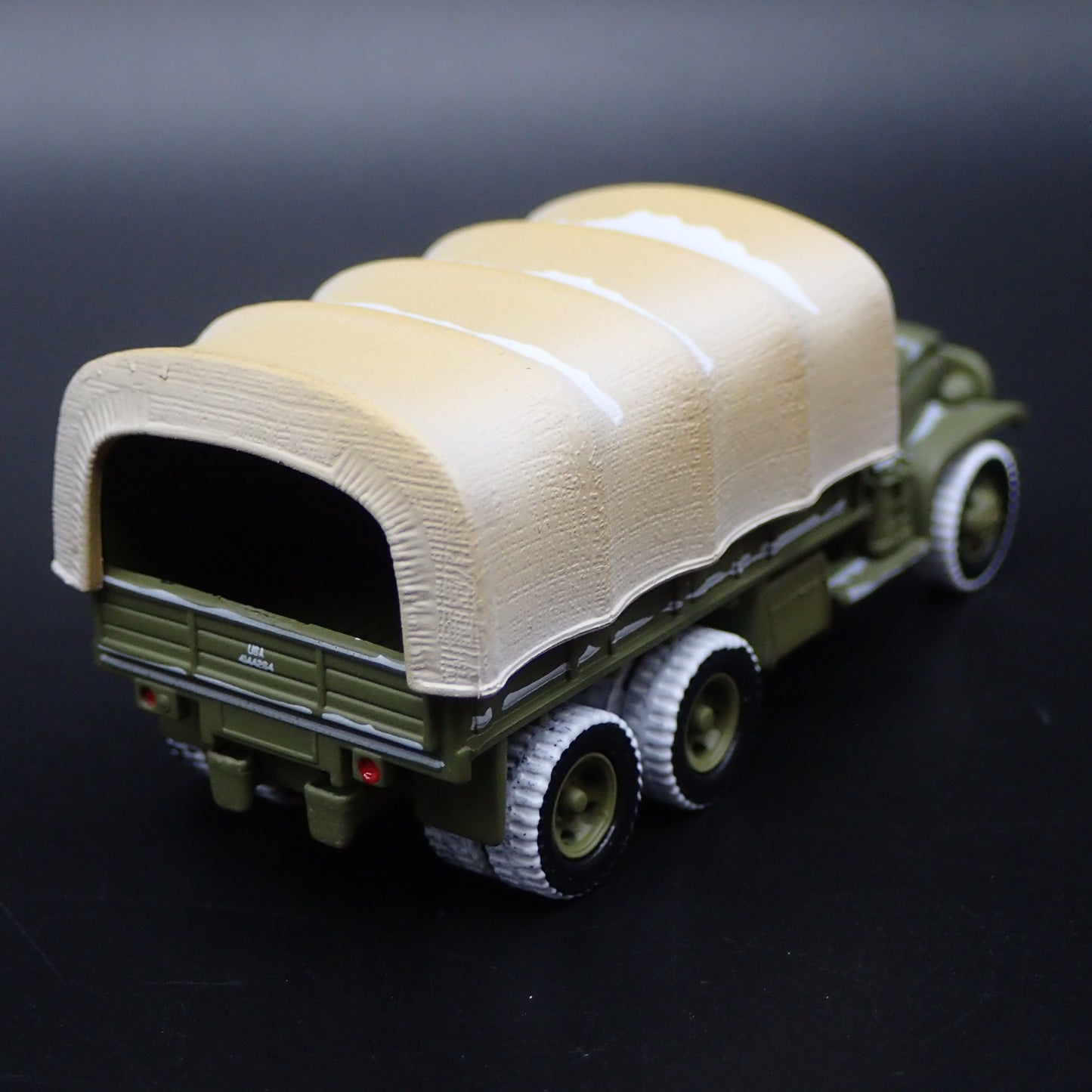 KOREAN WAR GMC CCKW 2.5 TON 6X6 TRUCK MILITARY SNOW 1:87 SCALE DIECAST MODEL CAR