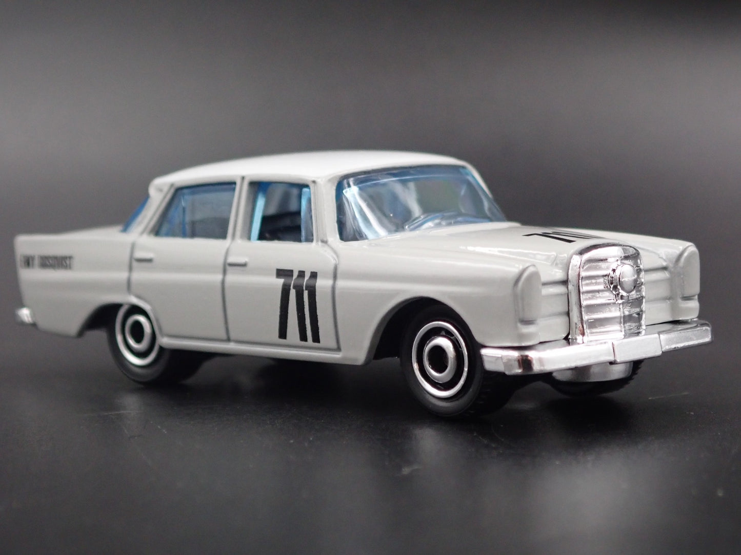 1959-1968 MERCEDES-BENZ 220 SE EWY ROSQVIST GRAY 1:64 SCALE DIECAST MODEL CAR