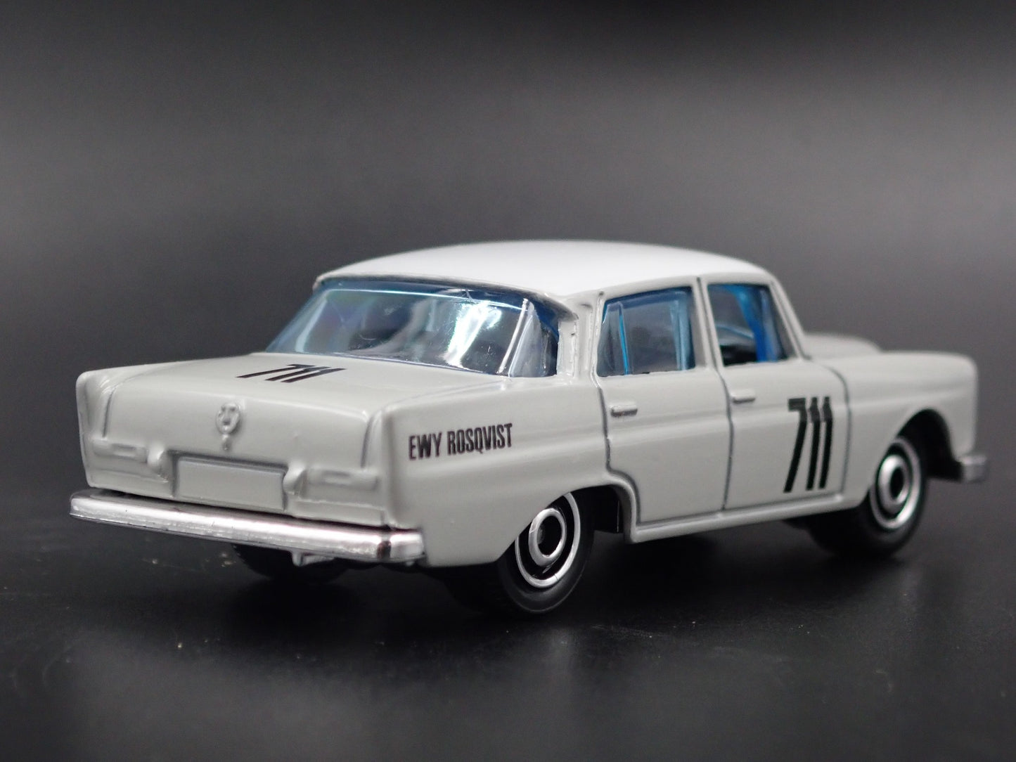 1959-1968 MERCEDES-BENZ 220 SE EWY ROSQVIST GRAY 1:64 SCALE DIECAST MODEL CAR