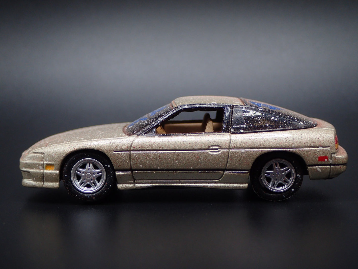 1989-1998 NISSAN 240SX TAN BARN FIND 1:64 SCALE COLLECTIBLE DIECAST MODEL CAR