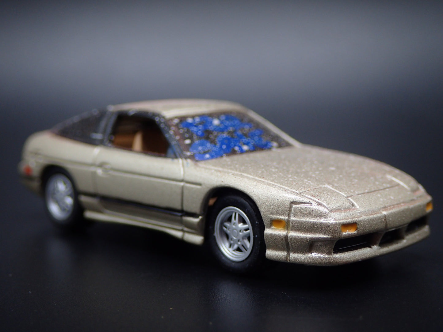 1989-1998 NISSAN 240SX TAN BARN FIND 1:64 SCALE COLLECTIBLE DIECAST MODEL CAR