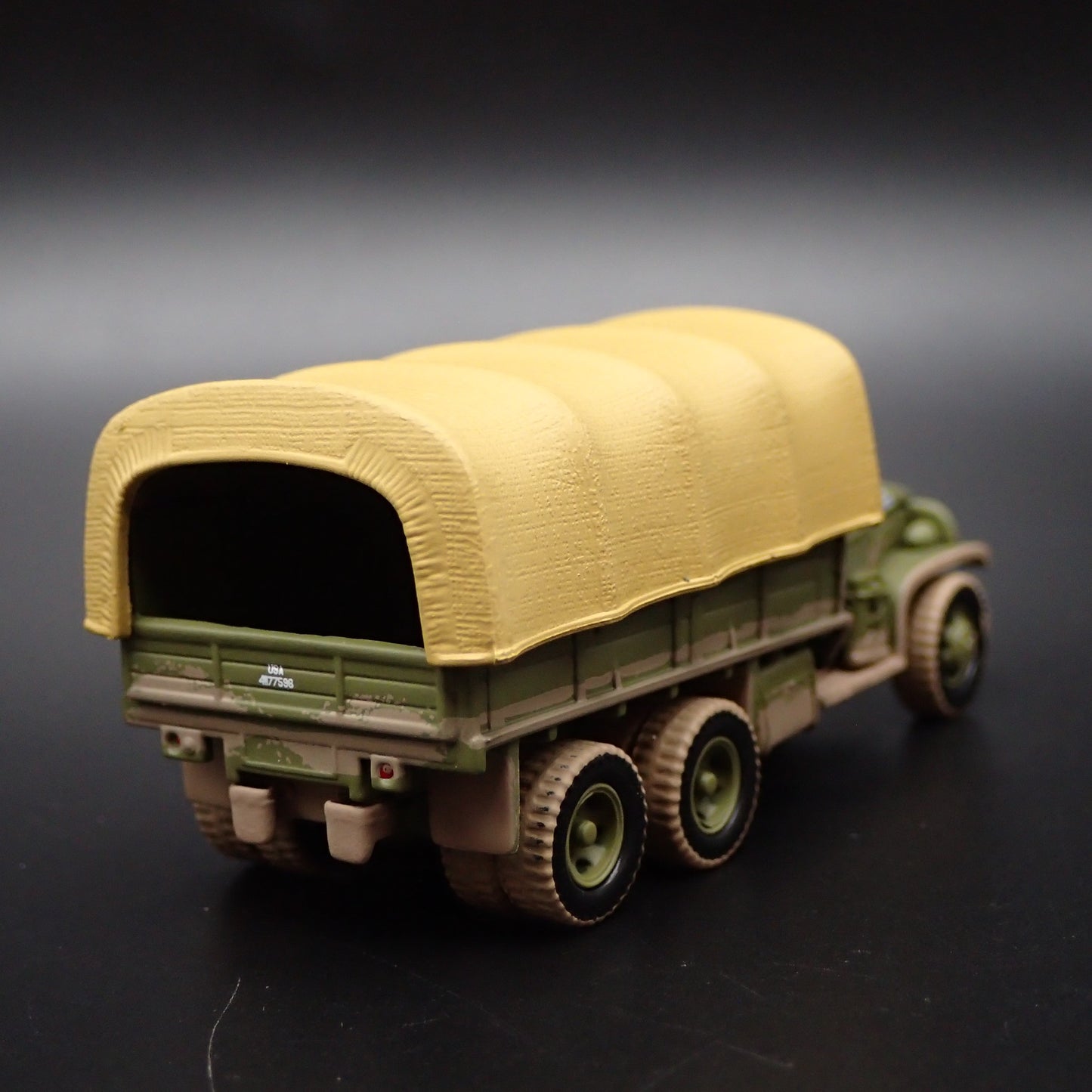 KOREAN WAR GMC CCKW 2.5 TON 6X6 TRUCK MILITARY MUD 1:87 SCALE DIECAST MODEL CAR