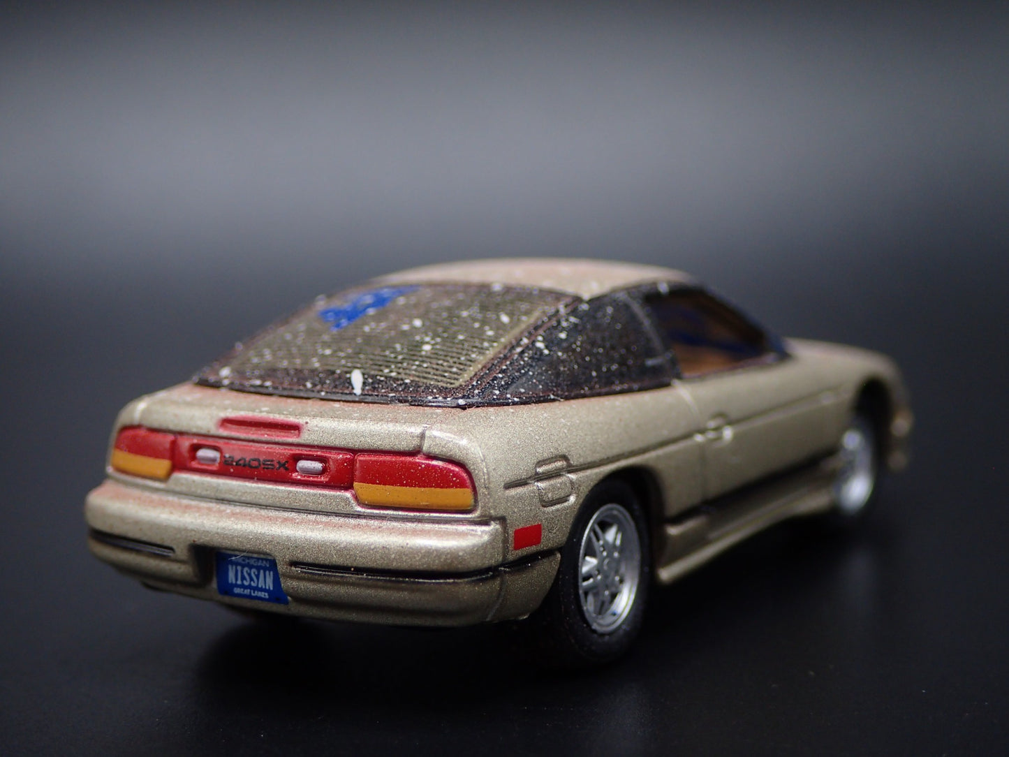 1989-1998 NISSAN 240SX TAN BARN FIND 1:64 SCALE COLLECTIBLE DIECAST MODEL CAR