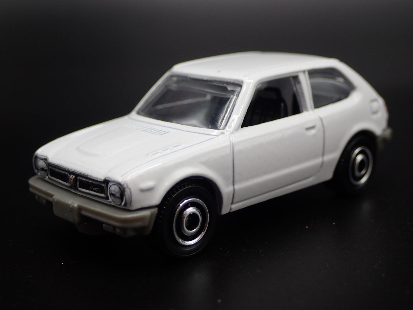 1973-1978 HONDA CIVIC CVCC WHITE 1:64 SCALE COLLECTIBLE DIECAST MODEL CAR