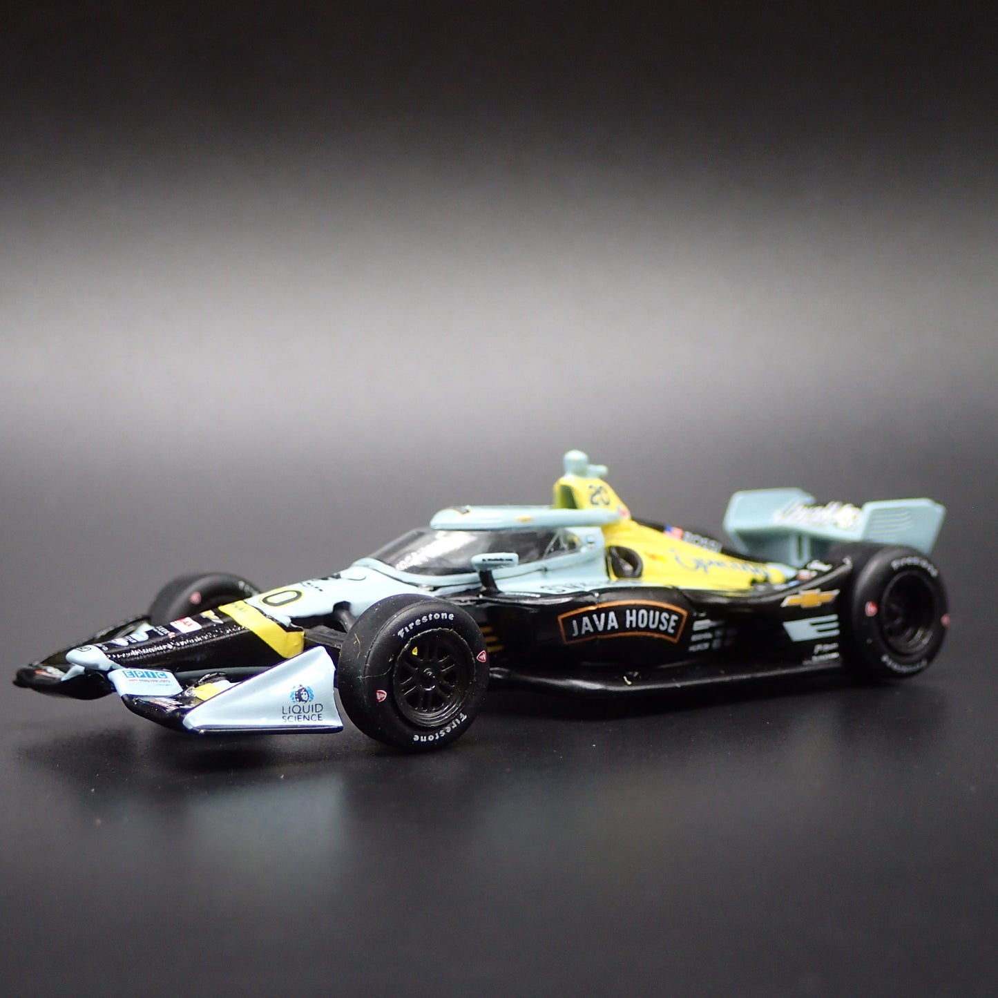 2026 26 INDY RACING CHEVY 20 ALEXANDER ROSSI JAVA HOUSE 1:64 SCALE DIECAST CAR