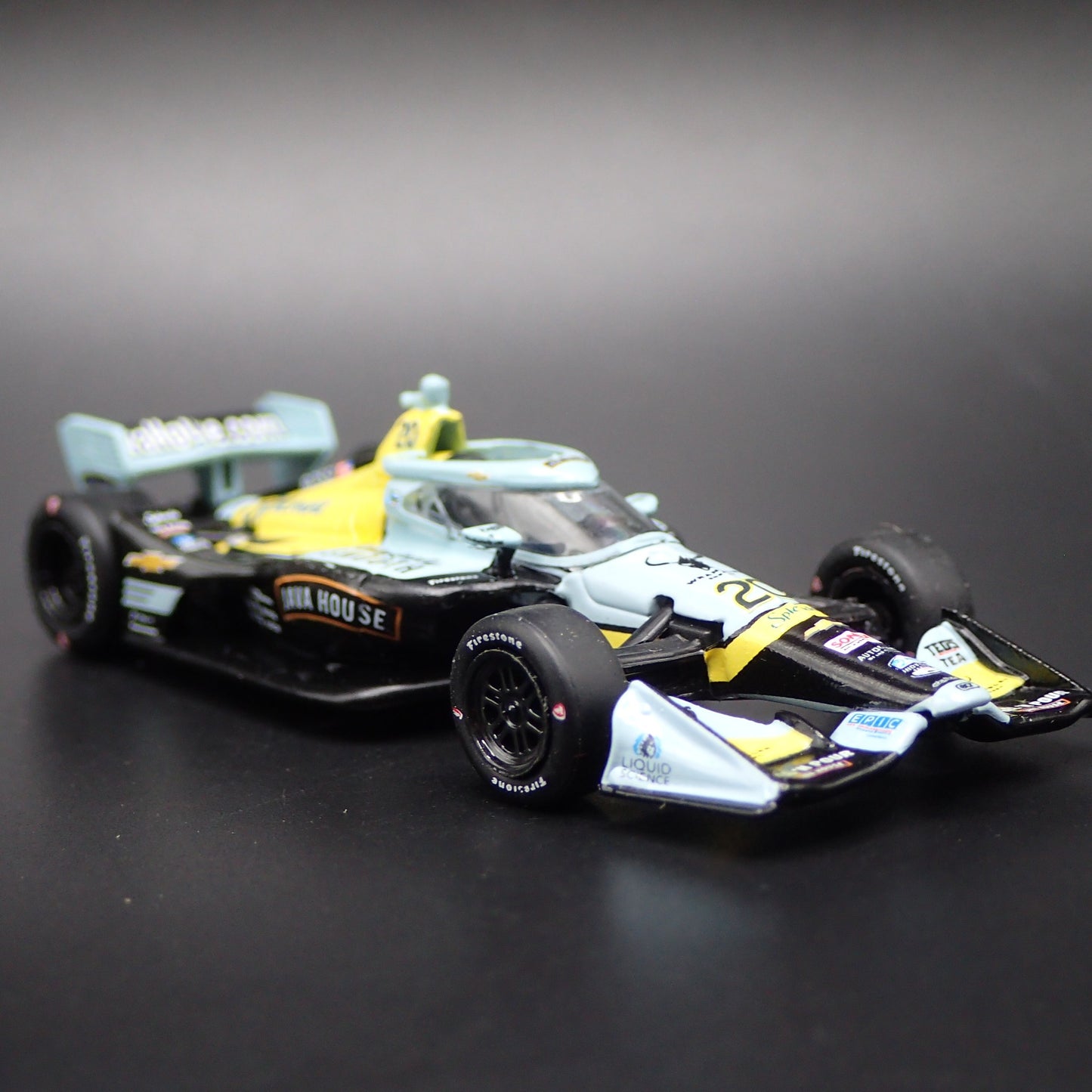 2026 26 INDY RACING CHEVY 20 ALEXANDER ROSSI JAVA HOUSE 1:64 SCALE DIECAST CAR