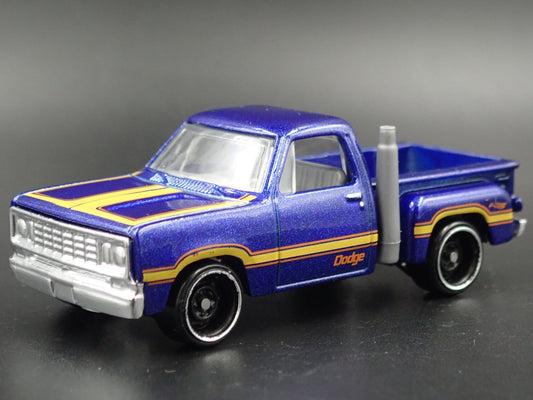 1978 78 DODGE WARLOCK PICKUP TRUCK BLUE 1/64 SCALE COLLECTIBLE DIECAST MODEL CAR