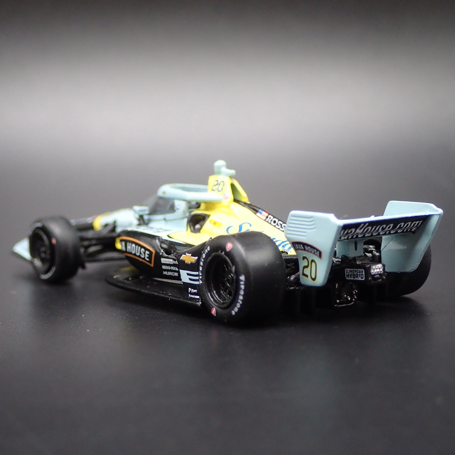 2026 26 INDY RACING CHEVY 20 ALEXANDER ROSSI JAVA HOUSE 1:64 SCALE DIECAST CAR