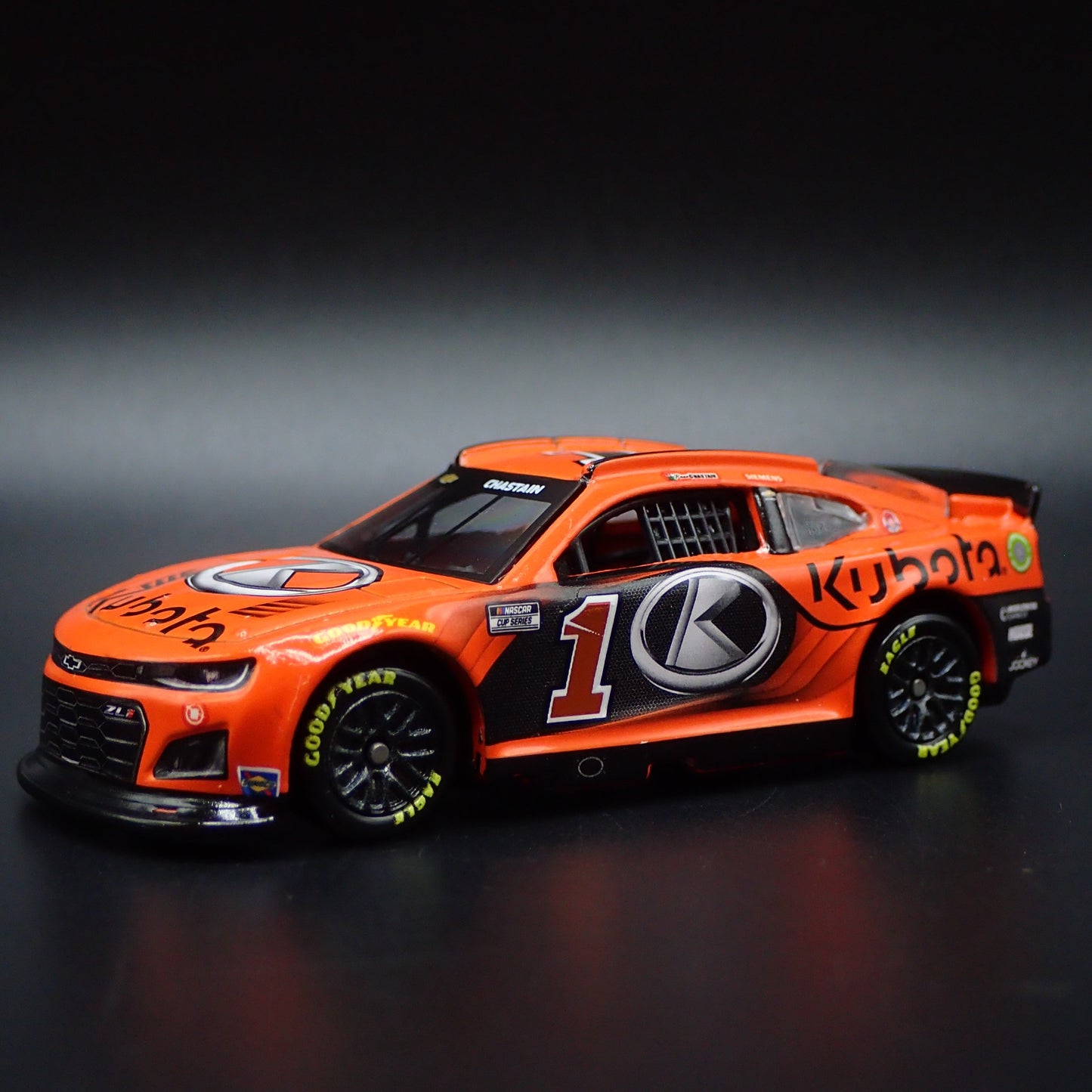 2024 24 CHEVY CAMARO ZL1 #1 ROSS CHASTAIN KUBOTA NASCAR 1:64 DIECAST MODEL CAR