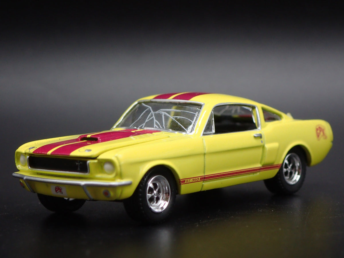 1966 66 FORD MUSTANG SHELBY GT350 GPK 1/64 SCALE COLLECTIBLE DIECAST MODEL CAR-Burning Rubber Toy Company