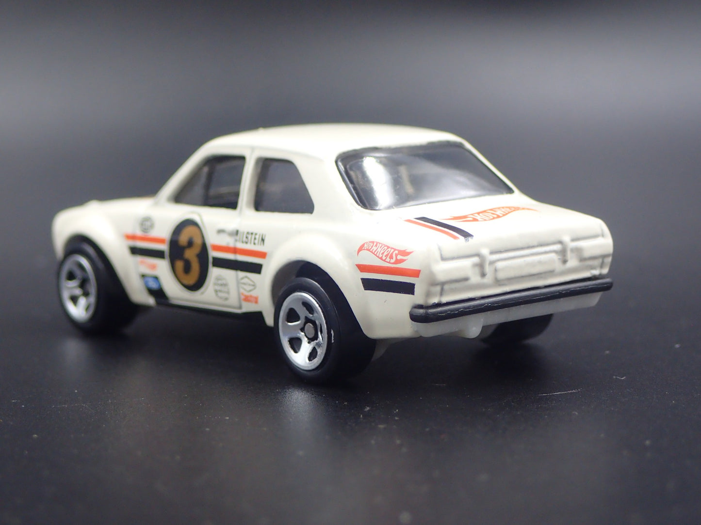 1970 70 FORD ESCORT RS1600 GUM BALL 3000 WHITE 1:64 SCALE DIECAST MODEL CAR