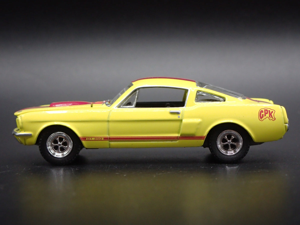 1966 66 FORD MUSTANG SHELBY GT350 GPK 1/64 SCALE COLLECTIBLE DIECAST MODEL CAR-Burning Rubber Toy Company