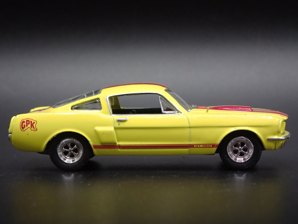 1966 66 FORD MUSTANG SHELBY GT350 GPK 1/64 SCALE COLLECTIBLE DIECAST MODEL CAR-Burning Rubber Toy Company