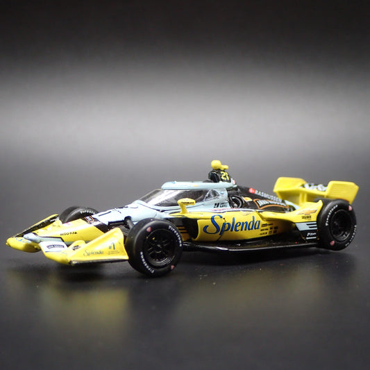 2026 INDY RACING CHEVY 21 CHRISTIAN RASMUSSEN SPLENDA 1:64 SCALE DIECAST MODEL