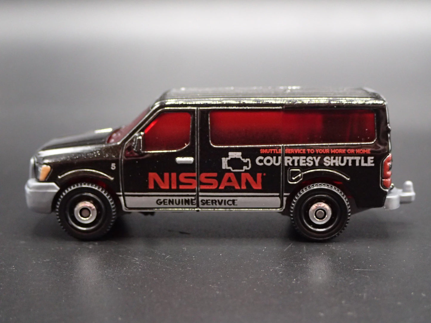 2012-2021 NISSAN NV VAN COURTESY SHUTTLE W HITCH 1:64 SCALE DIECAST MODEL CAR