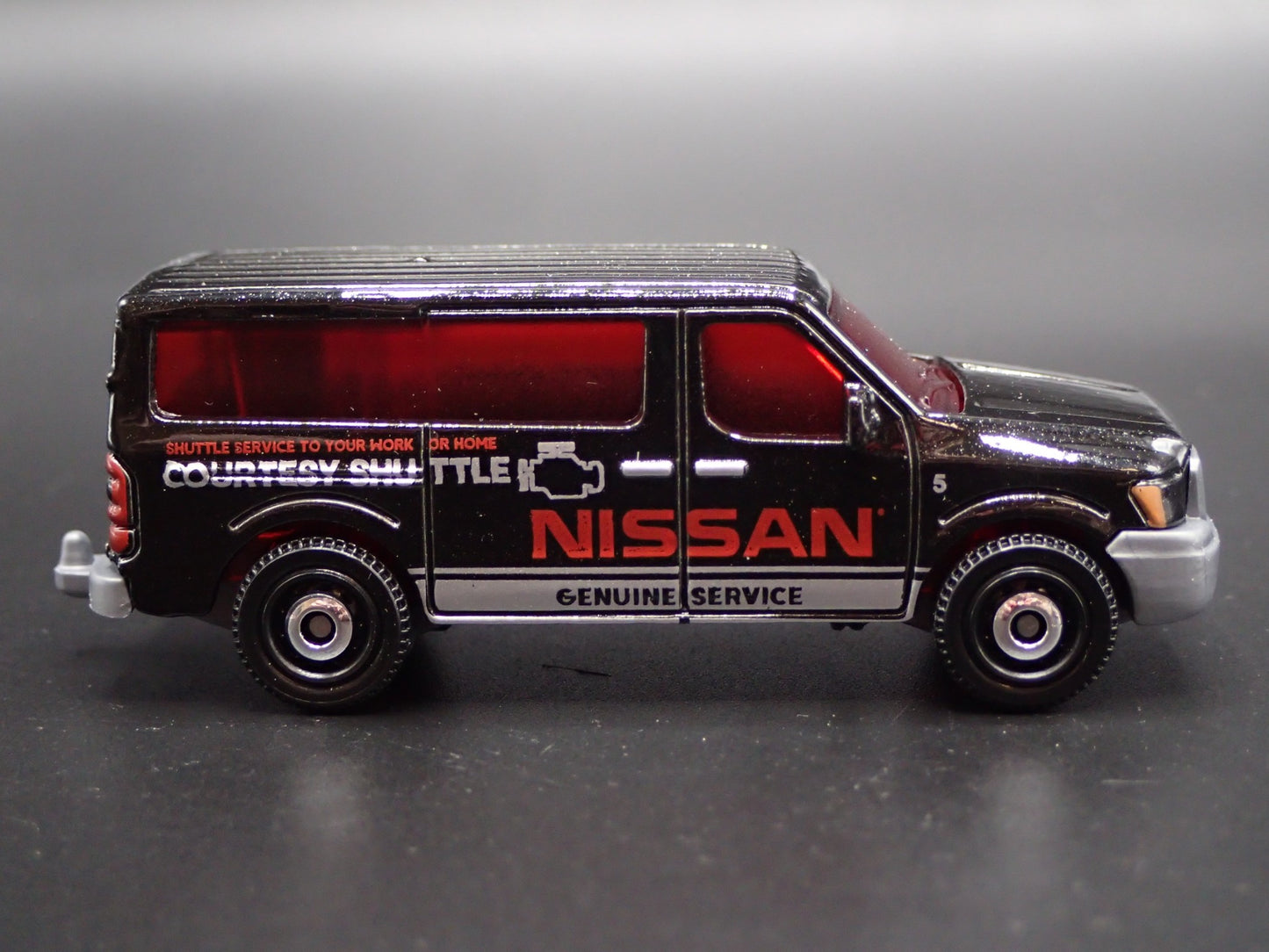 2012-2021 NISSAN NV VAN COURTESY SHUTTLE W HITCH 1:64 SCALE DIECAST MODEL CAR