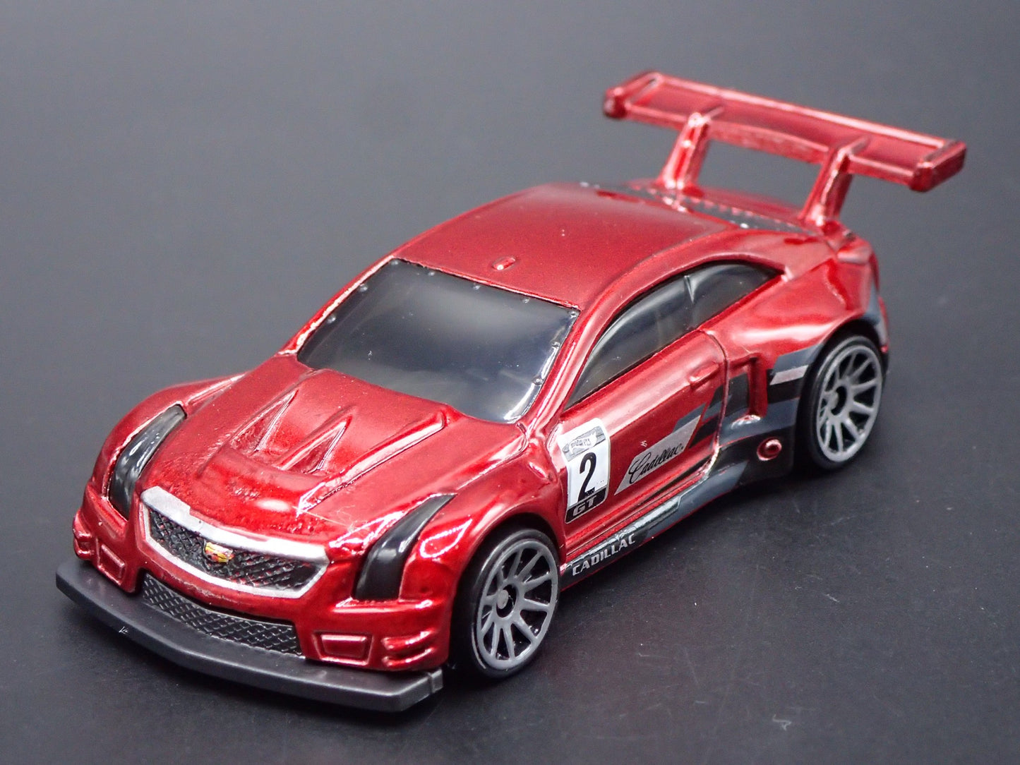 2016 16 CADILLAC CADDY ATS-V R RACING RARE 1:64 SCALE DIORAMA DIECAST MODEL CAR