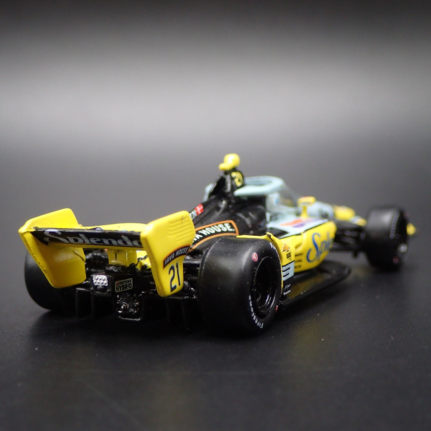 2026 INDY RACING CHEVY 21 CHRISTIAN RASMUSSEN SPLENDA 1:64 SCALE DIECAST MODEL