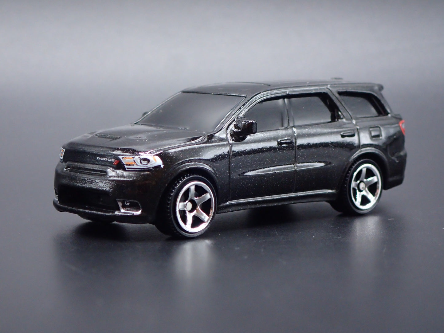 2011-2025 DODGE DURANGO SUV w HITCH BLACK 1:64 SCALE DIORAMA DIECAST MODEL CAR