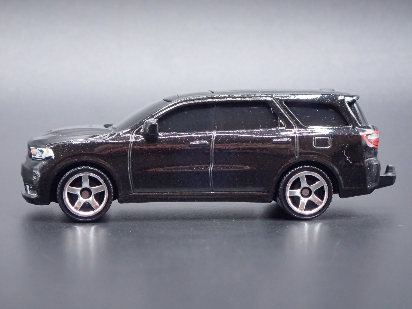 2011-2025 DODGE DURANGO SUV w HITCH BLACK 1:64 SCALE DIORAMA DIECAST MODEL CAR
