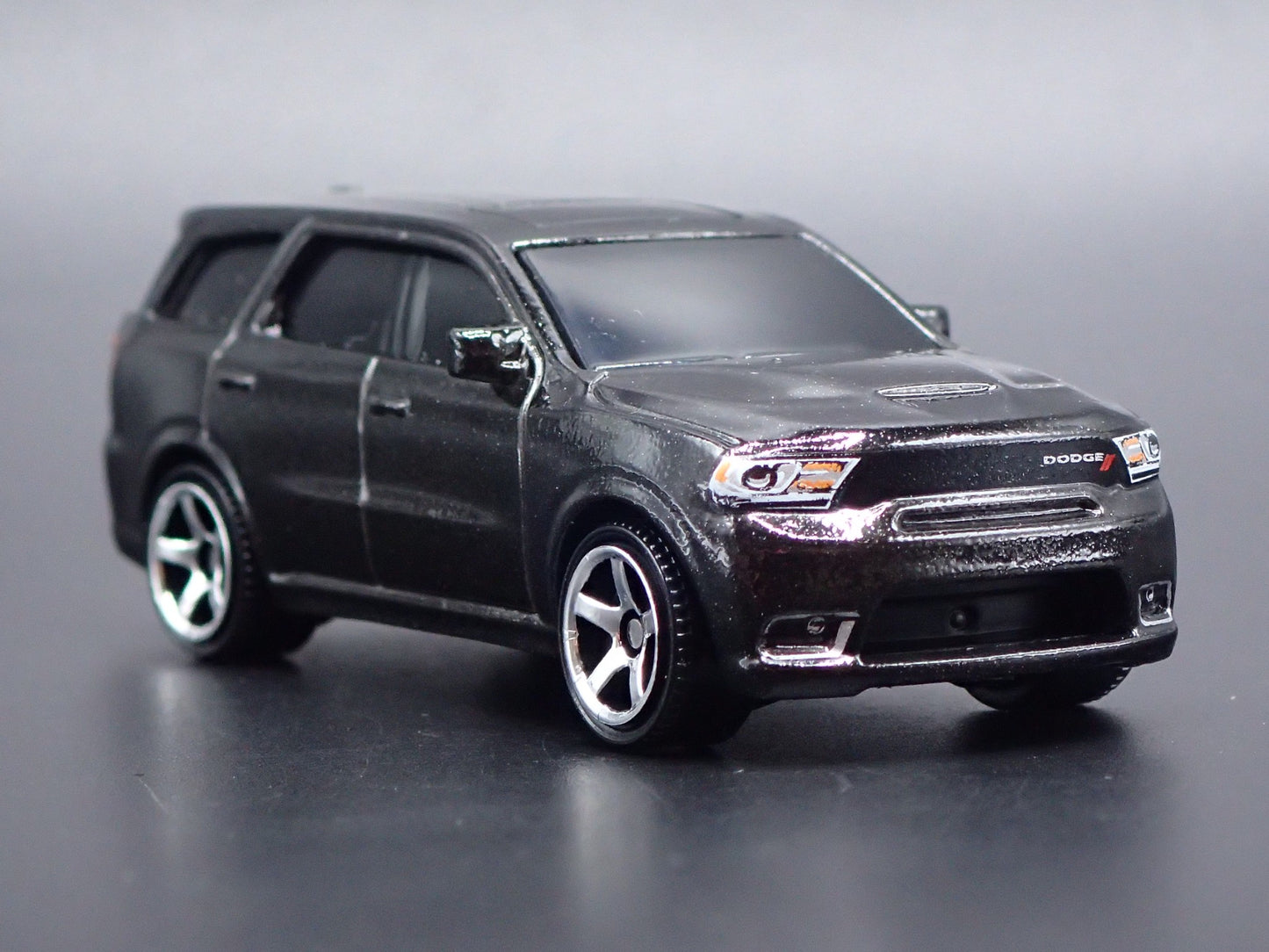 2011-2025 DODGE DURANGO SUV w HITCH BLACK 1:64 SCALE DIORAMA DIECAST MODEL CAR