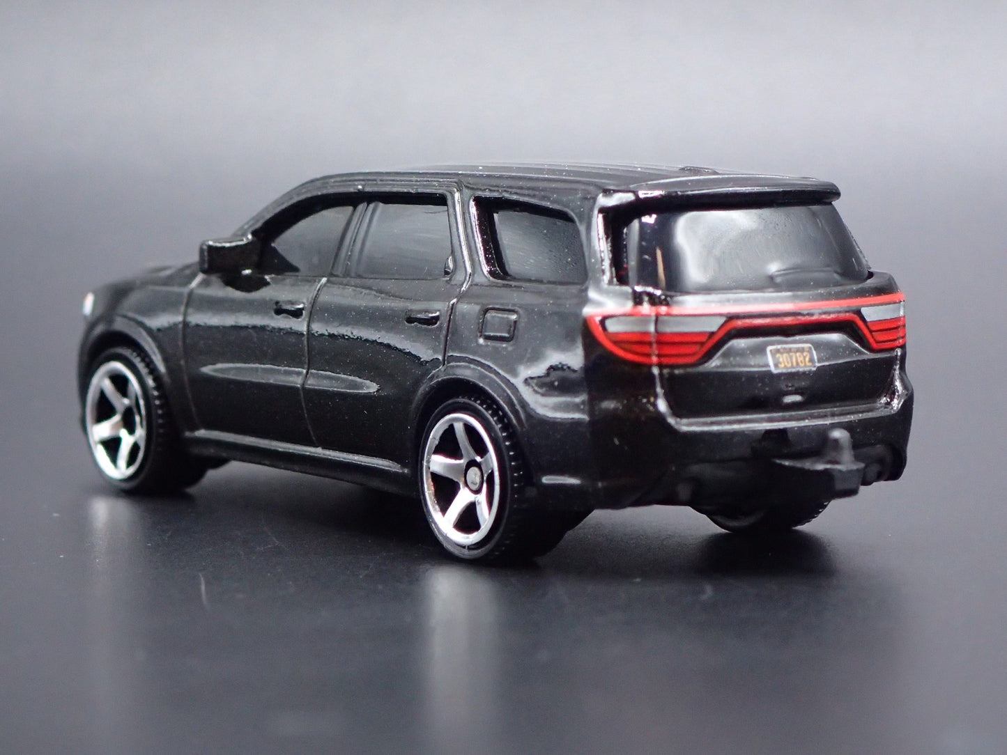 2011-2025 DODGE DURANGO SUV w HITCH BLACK 1:64 SCALE DIORAMA DIECAST MODEL CAR