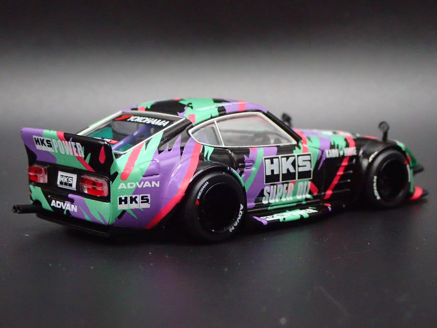 NISSAN FAIRLADY Z HKS V1 KAIDO HOUSE JDM 1/64 SCALE DIORAMA DIECAST MODEL CAR